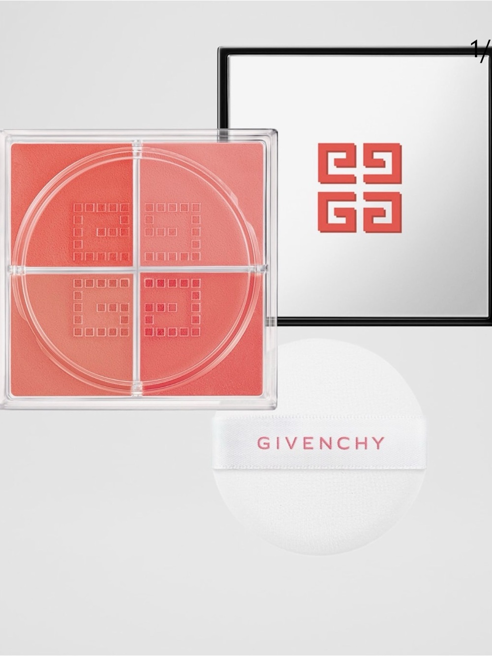 NEW Givenchy PRISME LIBRE BLUSH
4-Color Loose Powder Blush Voile Corail mini